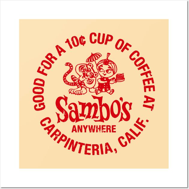 Sambo's Restaurant Calif. Wall Art by BUNNY ROBBER GRPC